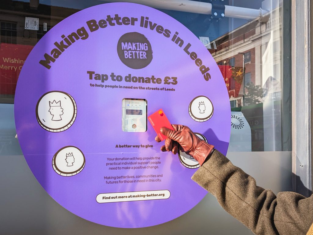 Making Better lives for those in need in Leeds city centre