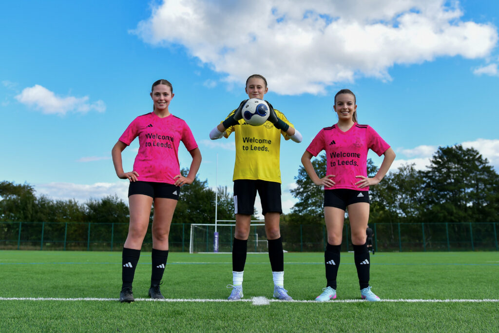 Welcome to Leeds backs the city’s first girls’ U14s football team